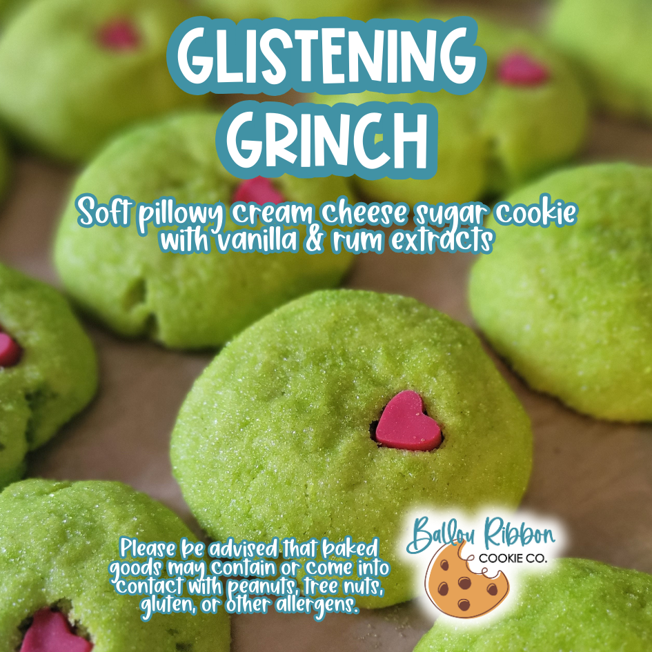 Soft pillowy cream cheese sugar cookie with vanilla and rum extracts